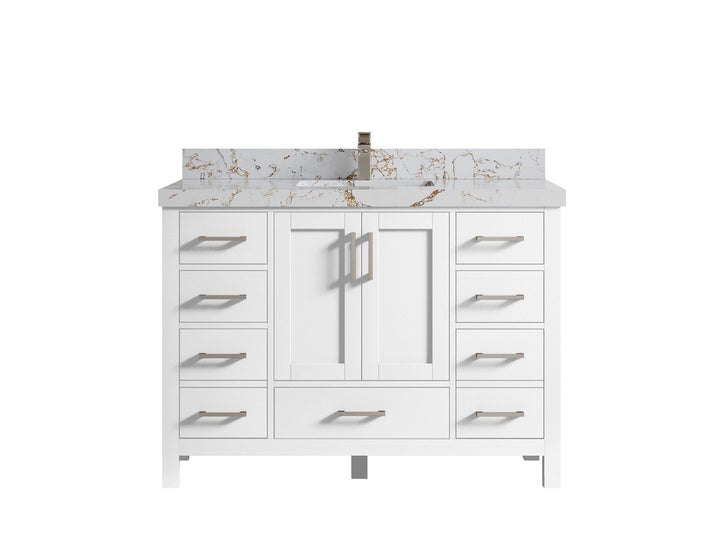 Malibu 48 in. W x 22 in. D Single Sink Bathroom Vanity - photo 39