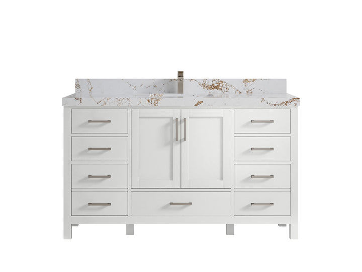 Malibu 60 in. W x 22 in. D Single Sink Bathroom Vanity - photo 35