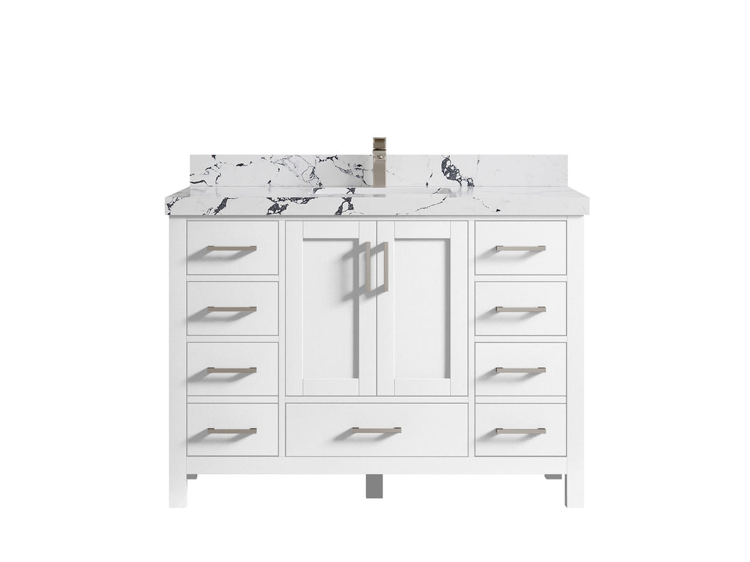 Malibu 48 in. W x 22 in. D Single Sink Bathroom Vanity