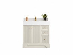 Manhattan 36 in. W x 22 in. D Center Sink Bathroom Vanity - photo 1