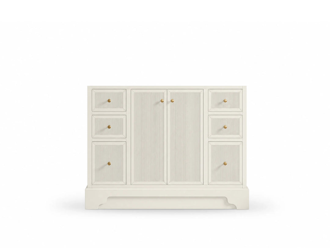 Manhattan 42 in. W x 22 in. D Single Sink Bathroom Vanity | 
              
                Alabaster
                
                  
             - MNH_ALB_WHQZ_42 - photo №10