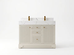 Manhattan 48 in. W x 22 in. D Double Sink Bathroom Vanity - photo 1