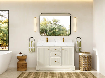 Manhattan 48 in. W x 22 in. D Double Sink Bathroom Vanity