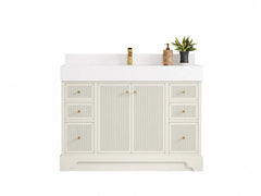 Manhattan 48 in. W x 22 in. D Single Sink Bathroom Vanity - photo 1