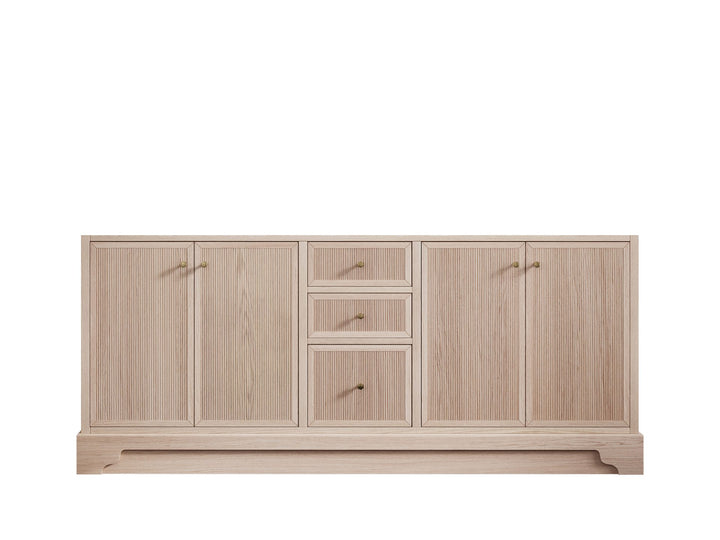 Manhattan White Oak 72 in. W x 22 in. D Double Sink Bathroom Vanity - photo 9