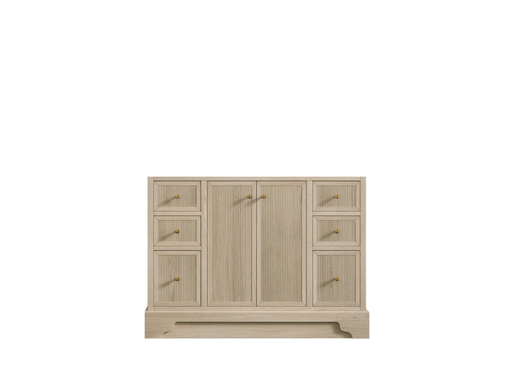 Manhattan White Oak 42 in. W x 22 in. D Single Sink Bathroom Vanity - photo 9