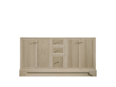Manhattan White Oak 60 in. W x 22 in. D Double Sink Bathroom Vanity - photo 9