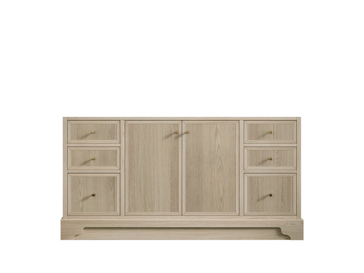 Manhattan White Oak 60 in. W x 22 in. D Single Sink Bathroom Vanity - photo 9