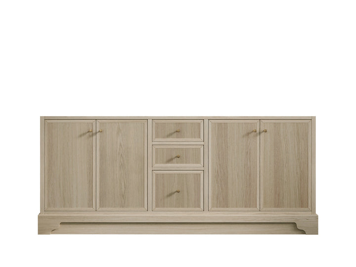 Manhattan White Oak 72 in. W x 22 in. D Double Sink Bathroom Vanity - photo 8