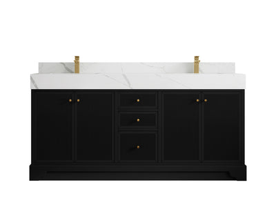 Manhattan 72 in. W x 22 in. D Double Sink Bathroom Vanity