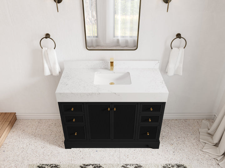 Manhattan 48 in. W x 22 in. D Single Sink Bathroom Vanity - photo 9