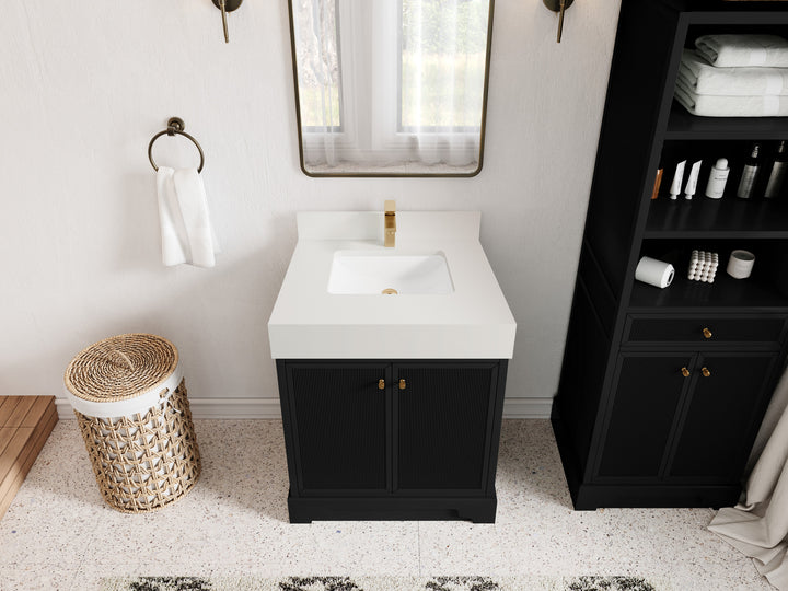 Manhattan 30 in. W x 22 in. D Single Sink Bathroom Vanity - photo 11