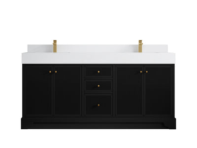 Manhattan 72 in. W x 22 in. D Double Sink Bathroom Vanity