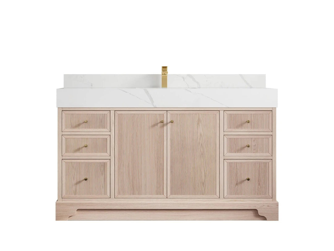 Bathroom Vanities - Single Sink - Bathroom Vanity size 60 - 69 IN - Teak Wood - photo 11
