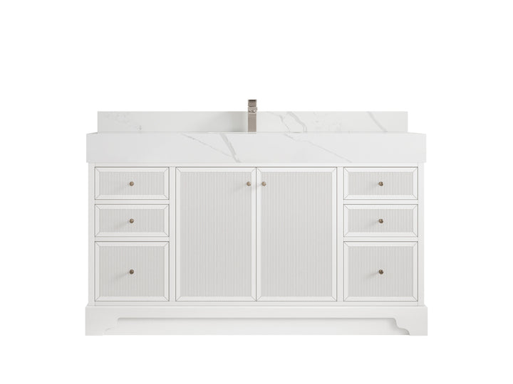 Manhattan 60 in. W x 22 in. D Single Sink Bathroom Vanity - photo 8