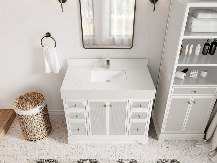 Manhattan 42 in. W x 22 in. D Single Sink Bathroom Vanity - photo 9