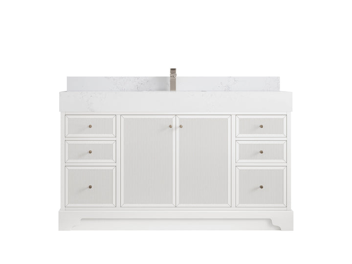 Manhattan 60 in. W x 22 in. D Single Sink Bathroom Vanity - photo 10