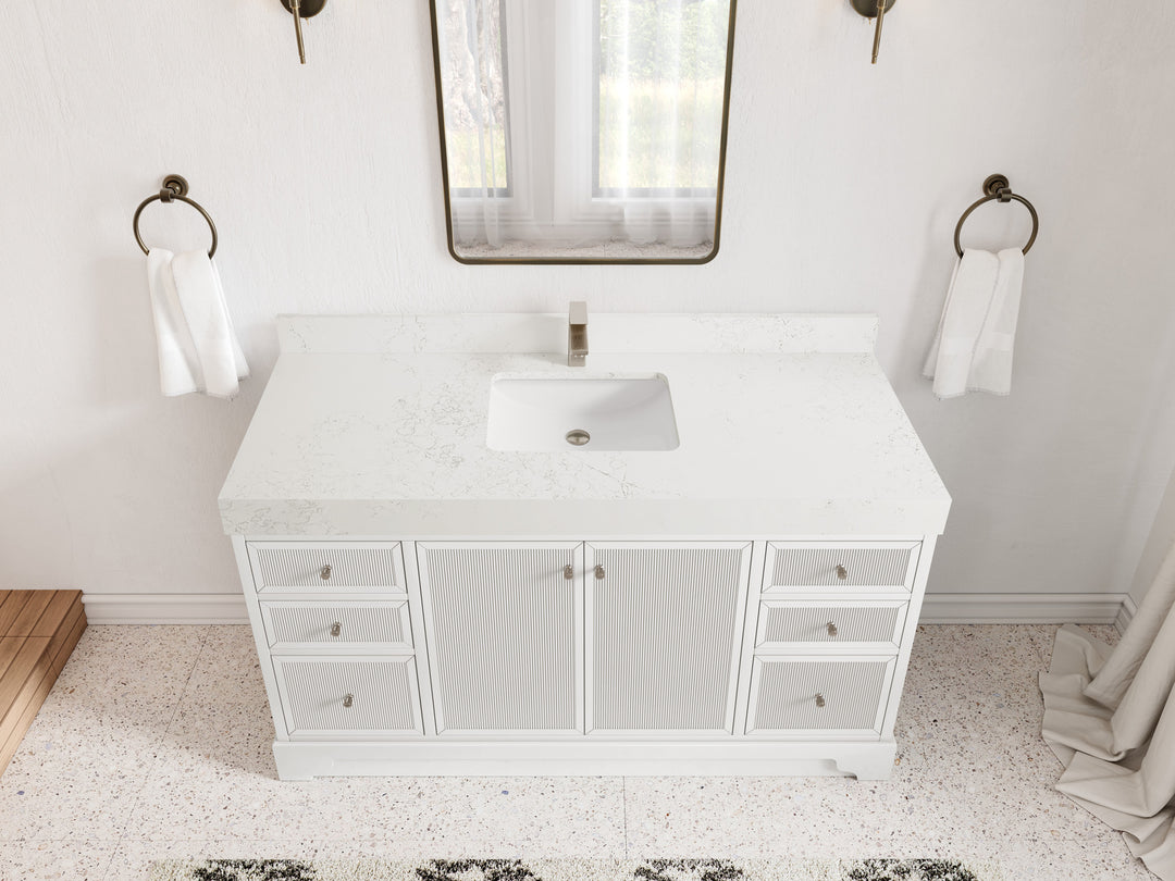 Manhattan 60 in. W x 22 in. D Single Sink Bathroom Vanity