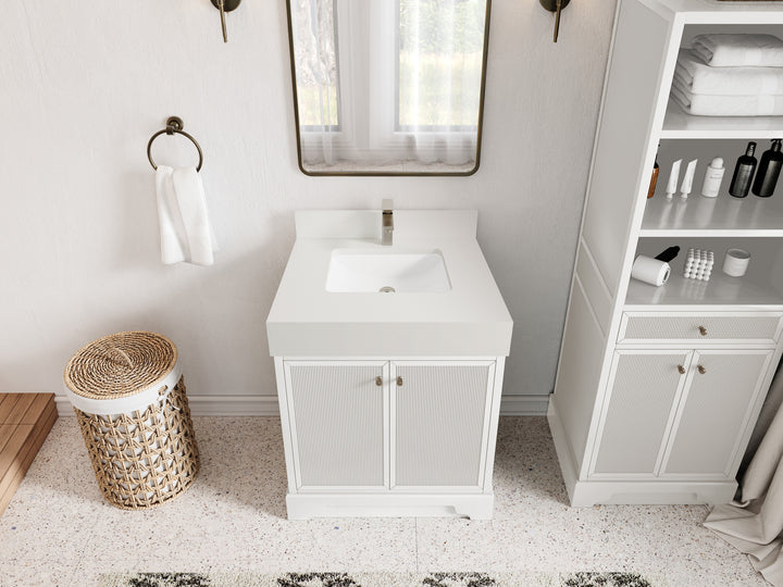 Manhattan 30 in. W x 22 in. D Single Sink Bathroom Vanity - photo 11