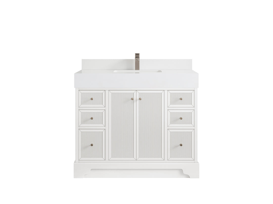 Manhattan 42 in. W x 22 in. D Single Sink Bathroom Vanity