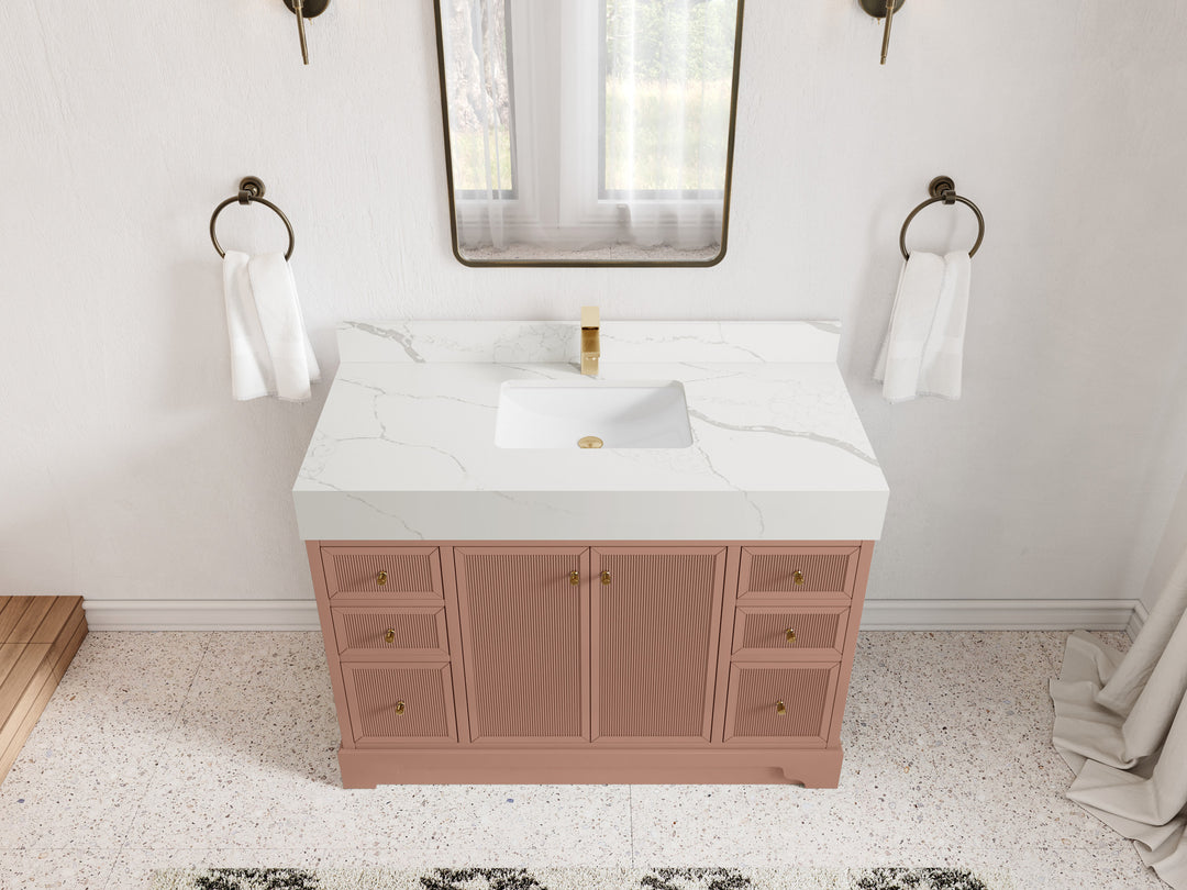 Manhattan 48 in. W x 22 in. D Single Sink Bathroom Vanity