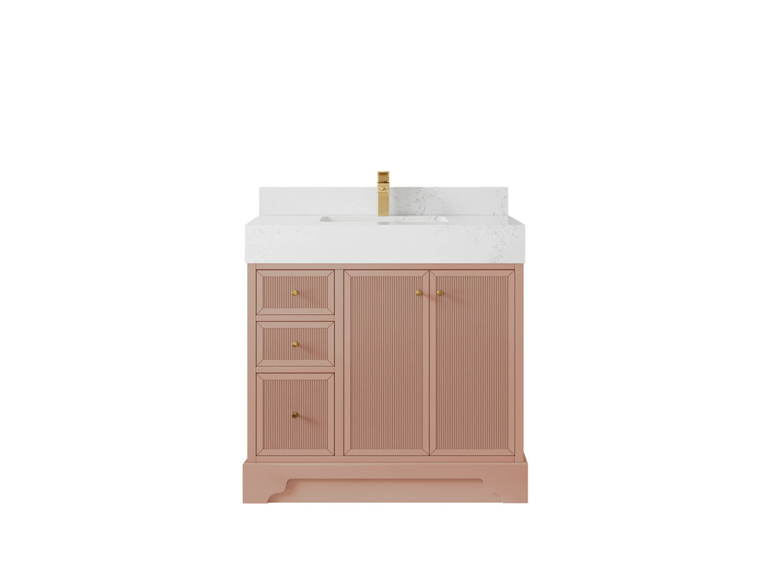 Manhattan 36 in. W x 22 in. D Center Sink Bathroom Vanity