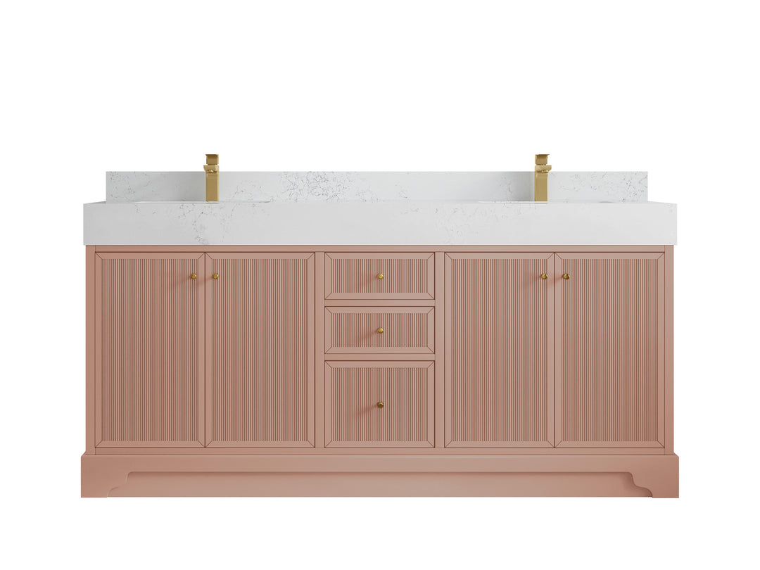 Manhattan 72 in. W x 22 in. D Double Sink Bathroom Vanity