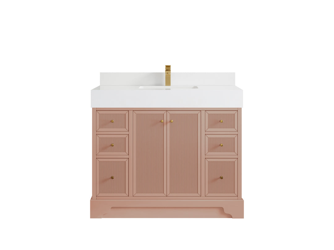 Manhattan 42 in. W x 22 in. D Single Sink Bathroom Vanity