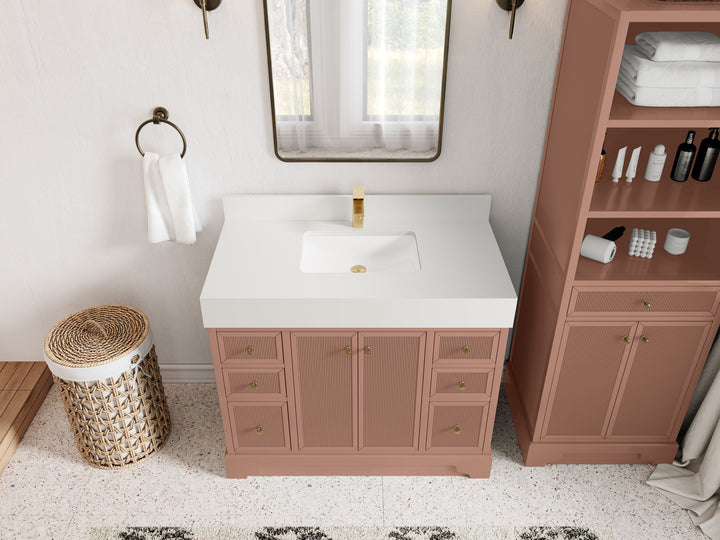 Manhattan 42 in. W x 22 in. D Single Sink Bathroom Vanity - photo 11