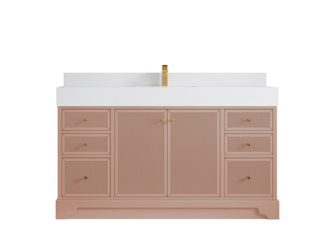 Manhattan 60 in. W x 22 in. D Single Sink Bathroom Vanity