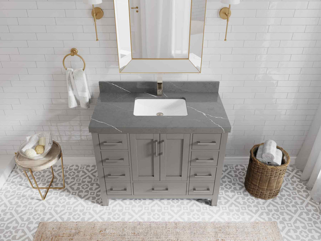 Malibu 42 in. W x 22 in. D Single Sink Bathroom Vanity