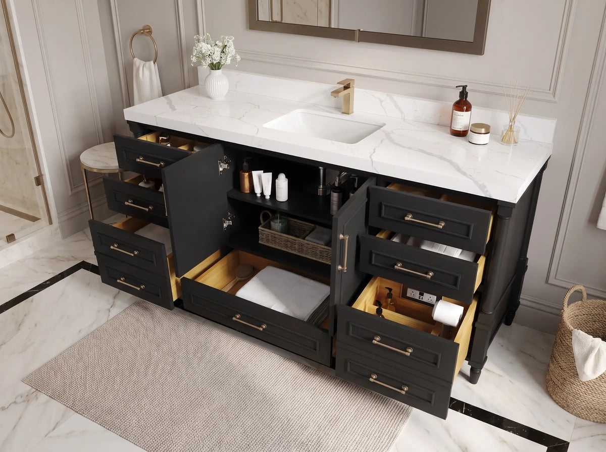 Aberdeen 72 in. W x 22 in. D Single Sink Bathroom Vanity