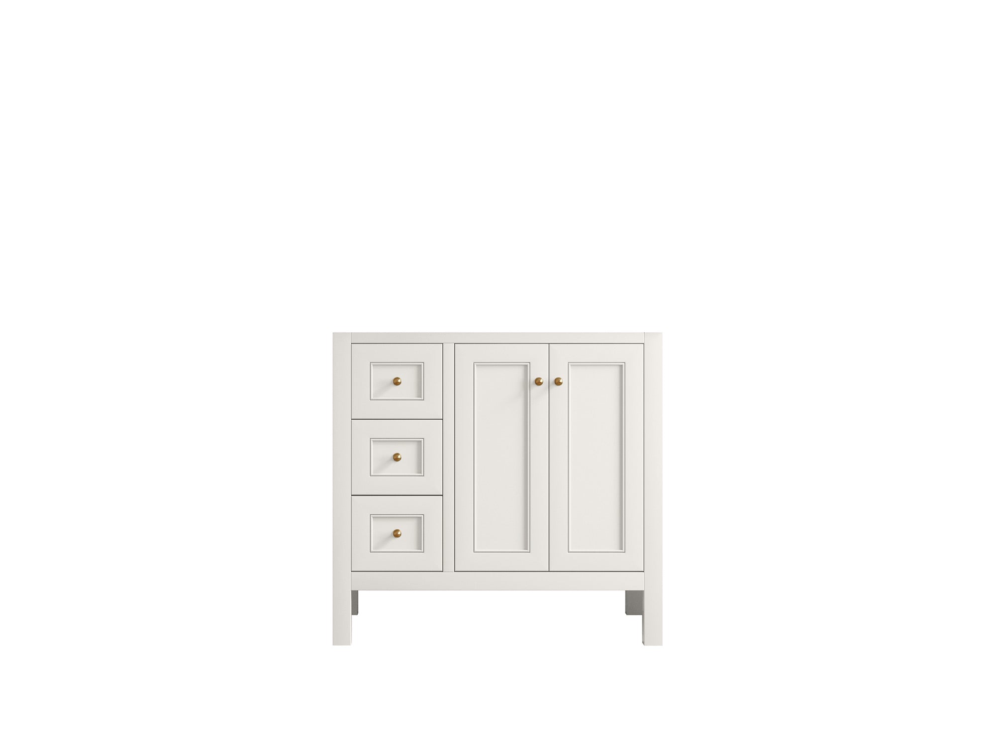 Nashville 36 in. W x 22 in. D Right Offset Sink Bathroom Vanity