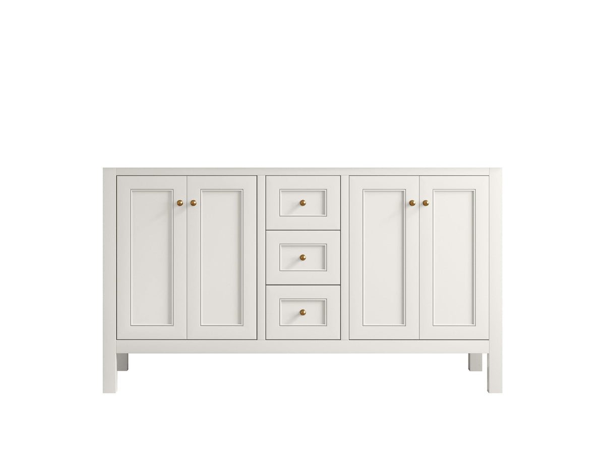 Nashville 60 in. W x 22 in. D Double Sink Bathroom Vanity