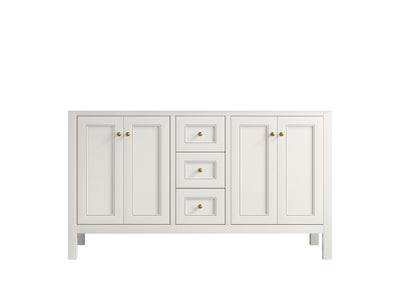 Nashville 60 in. W x 22 in. D Double Sink Bathroom Vanity