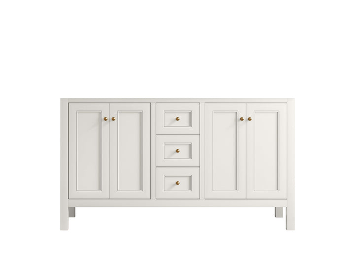 Nashville 60 in. W x 22 in. D Double Sink Bathroom Vanity - photo 6