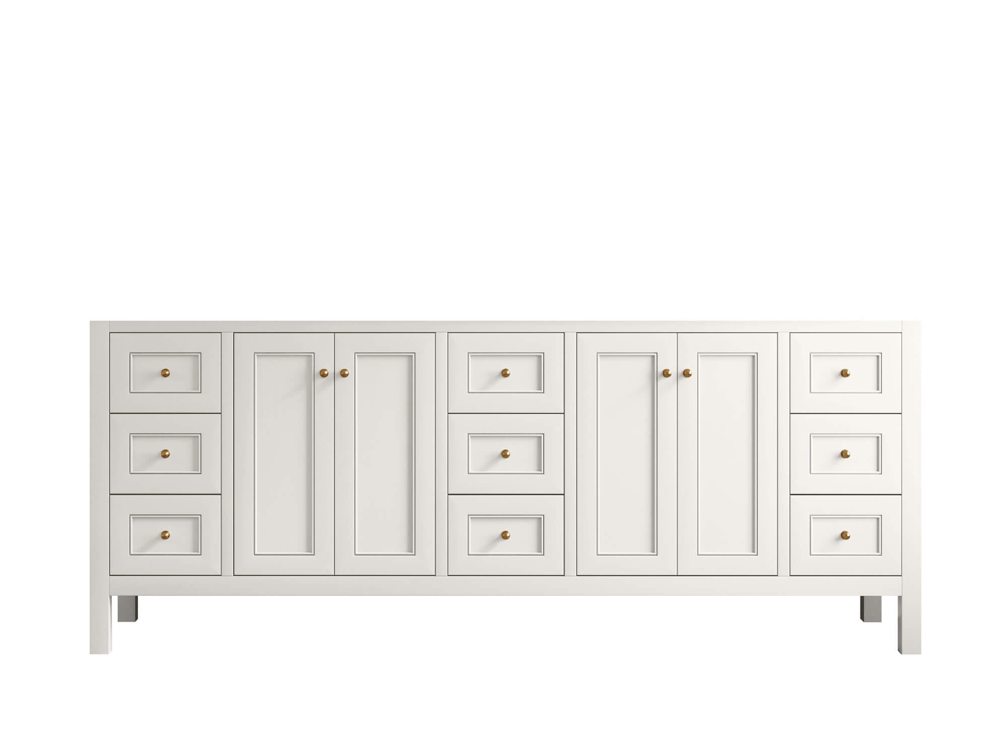 Nashville 84 in. W x 22 in. D Double Sink Bathroom Vanity