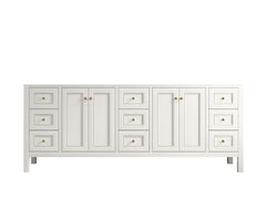 Nashville 84 in W x 22 in D Double Sink Bathroom Vanity - photo 6