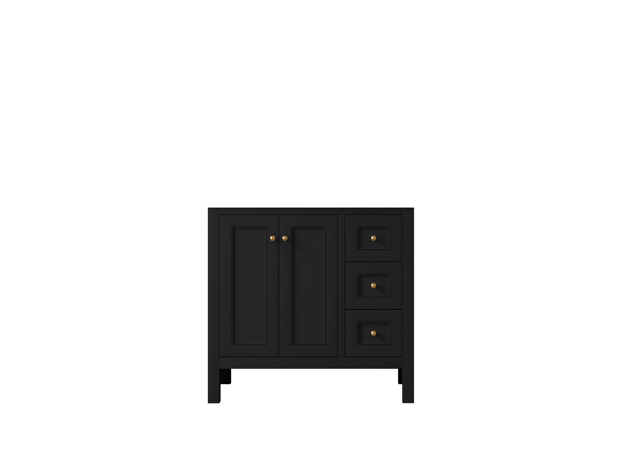 Nashville 36 in. W x 22 in. D Left Offset Sink Bathroom Vanity