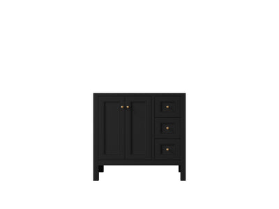 Nashville 36 in. W x 22 in. D Left Offset Sink Bathroom Vanity
