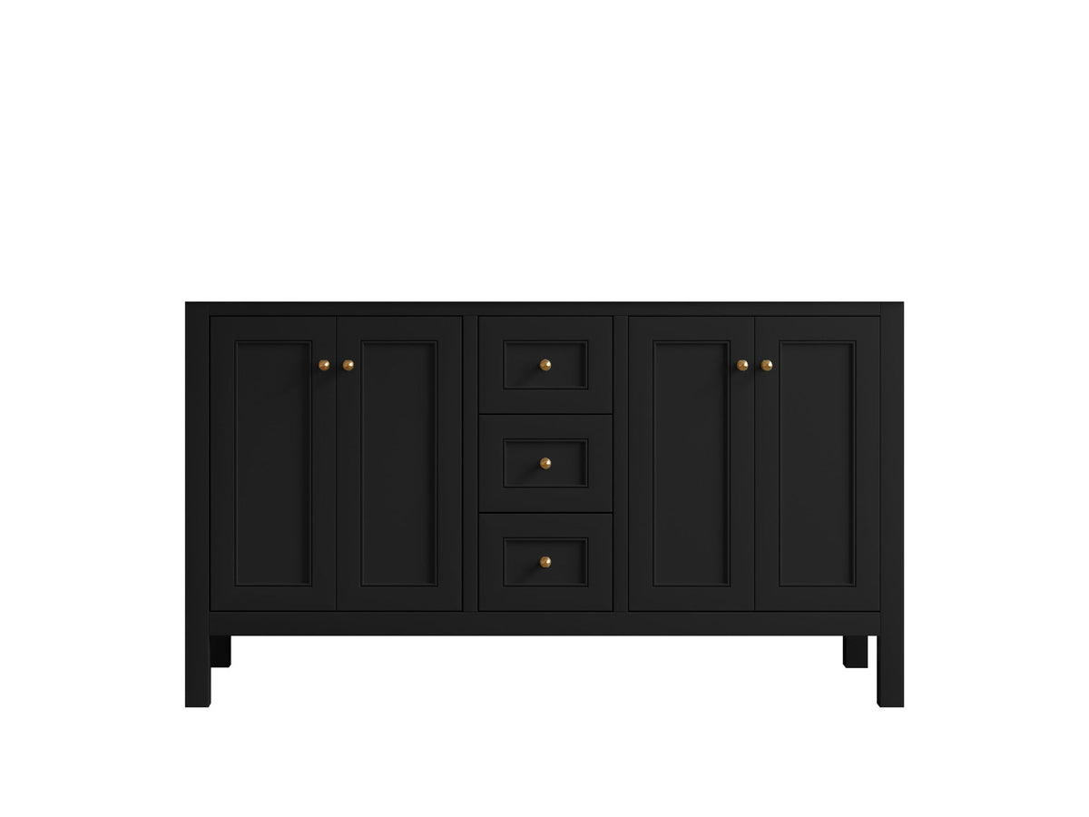 Nashville 60 in. W x 22 in. D Double Sink Bathroom Vanity
