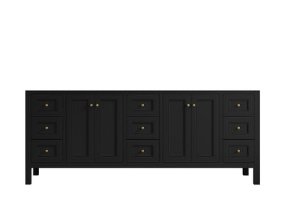Nashville 84 in W x 22 in D Double Sink Bathroom Vanity