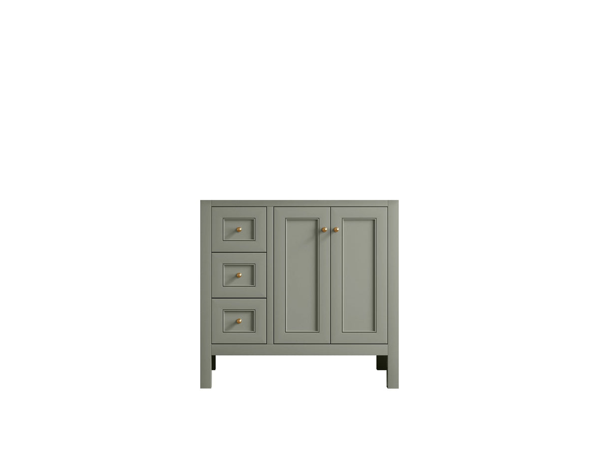 Nashville 36 in. W x 22 in. D Right Offset Sink Bathroom Vanity
