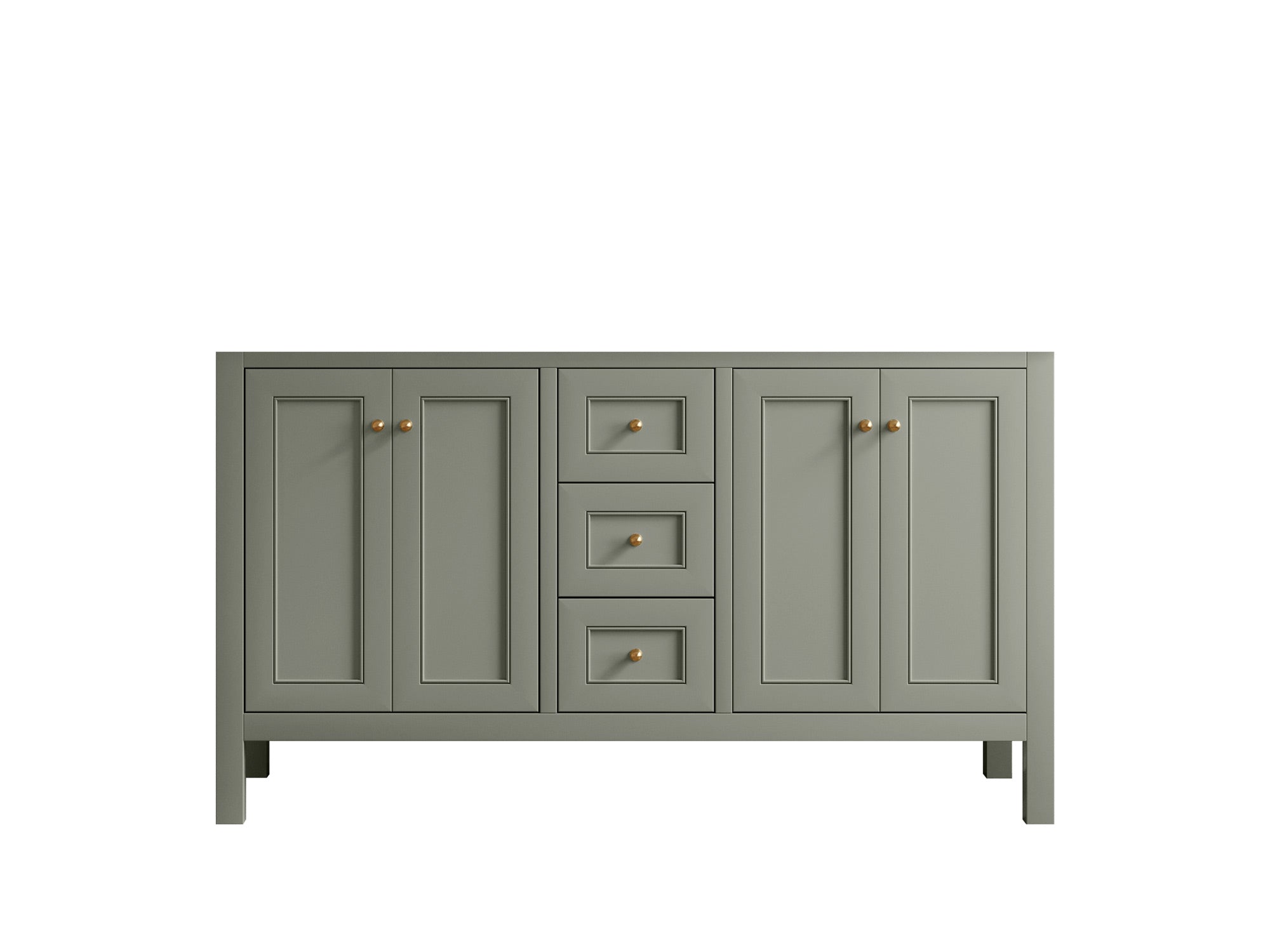 Nashville 60 in. W x 22 in. D Double Sink Bathroom Vanity