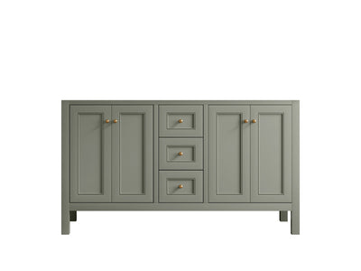 Nashville 60 in. W x 22 in. D Double Sink Bathroom Vanity