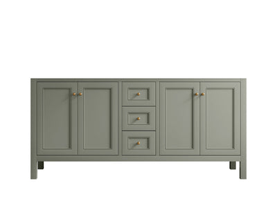 Nashville 72 in. W x 22 in. D Double Sink Bathroom Vanity