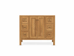 Nashville Teak Wood 42 in. W x 22 in. D Single Sink Bathroom Vanity - photo 6