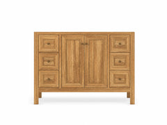 Nashville Teak Wood 48 in. W x 22 in. D Single Sink Bathroom Vanity - photo 7