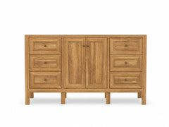 Nashville Teak Wood 60 in. W x 22 in. D Single Sink Bathroom Vanity - photo 8