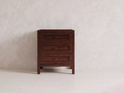 Nashville Teak Wood 30 in. W x 22 in. D Single Sink Bathroom Vanity